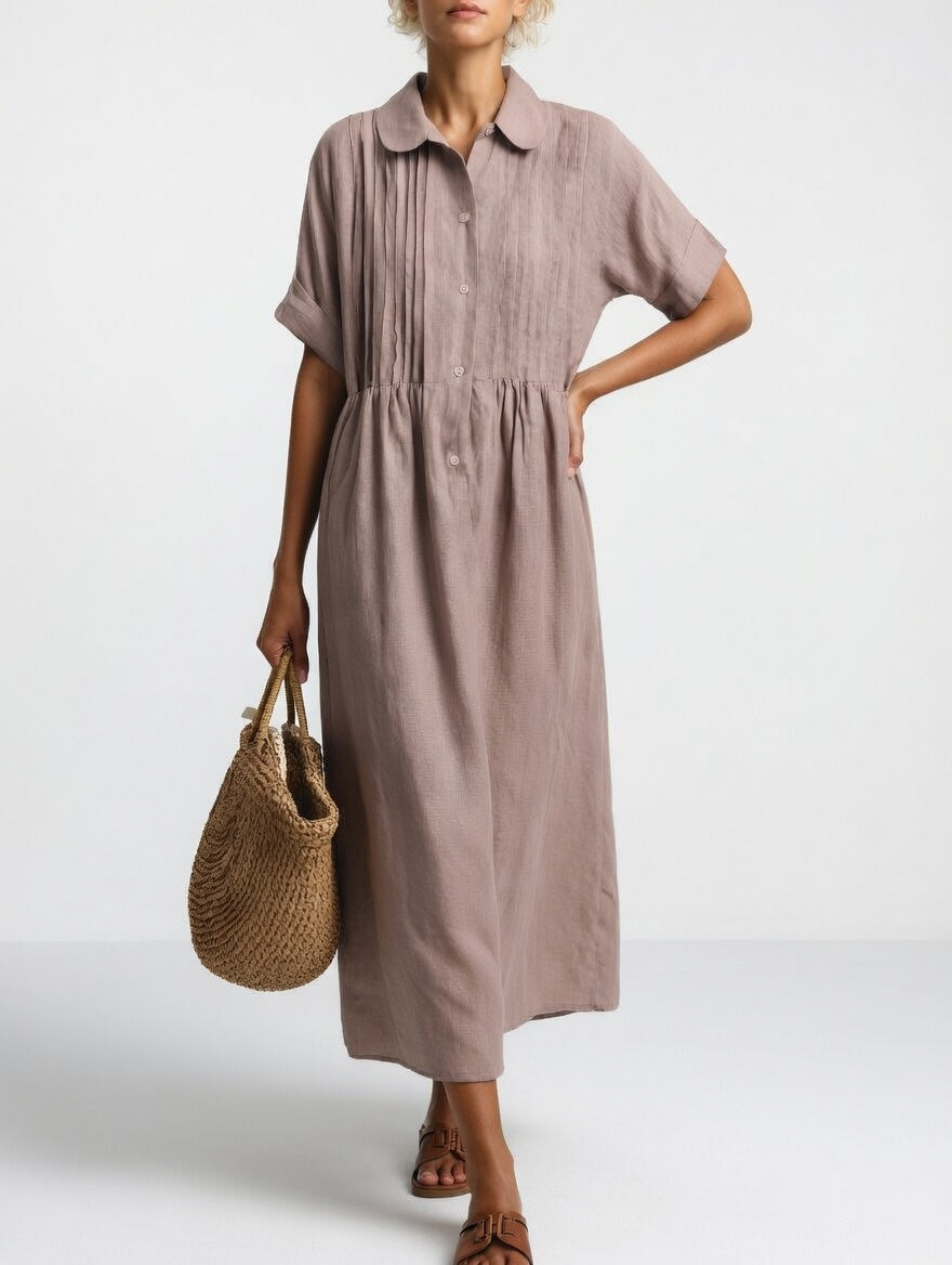 Lysandra™ | Abito camicia fluido estivo
