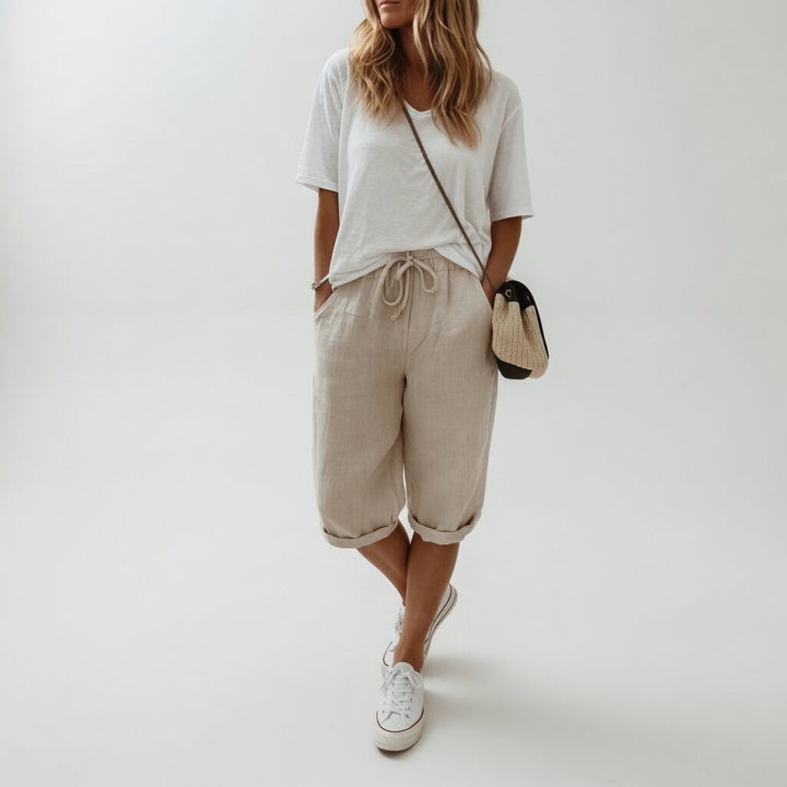 Fernande™ — Bermuda 100% cotone stile casual estivo