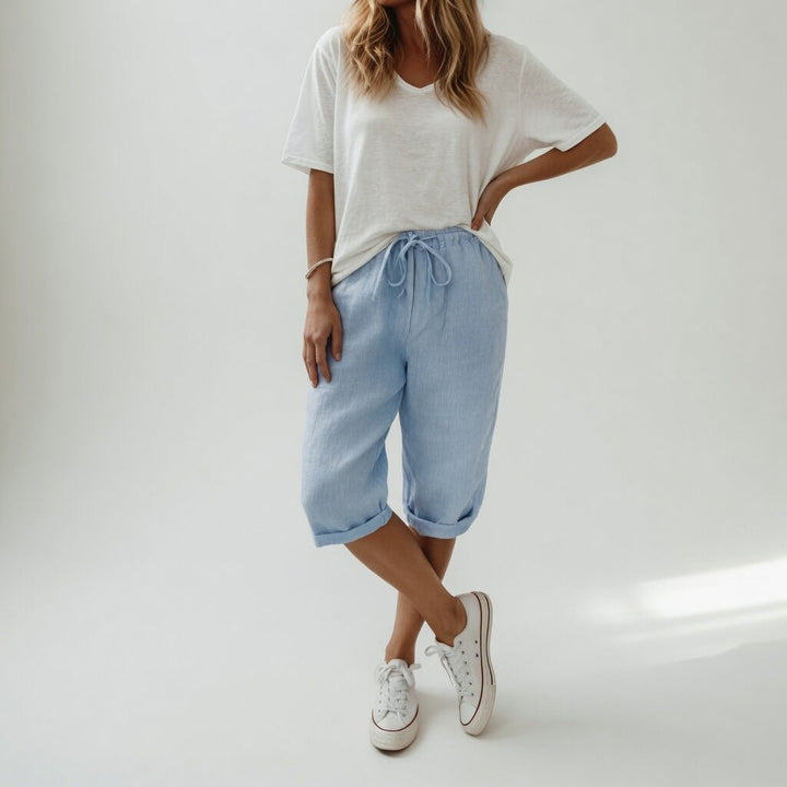 Fernande™ — Bermuda 100% cotone stile casual estivo
