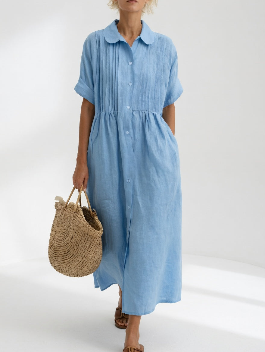 Lysandra™ | Abito camicia fluido estivo
