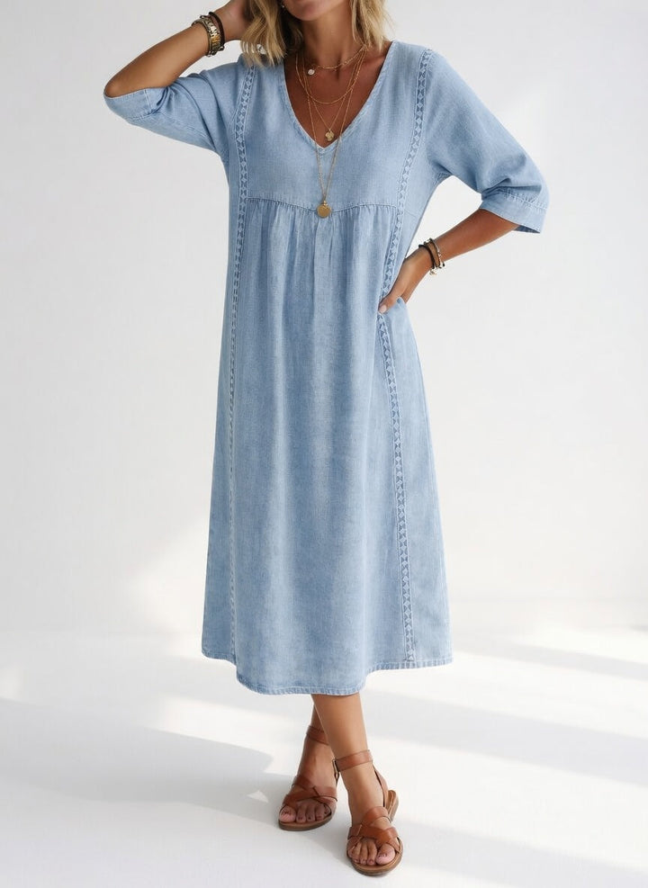 Lioréa™ — Abito midi fluido elegante e casual