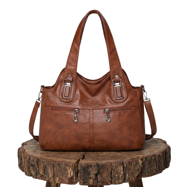 Borsa a Spalla Dual-Zip di Flavia