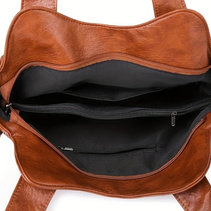 Borsa a Spalla Dual-Zip di Flavia