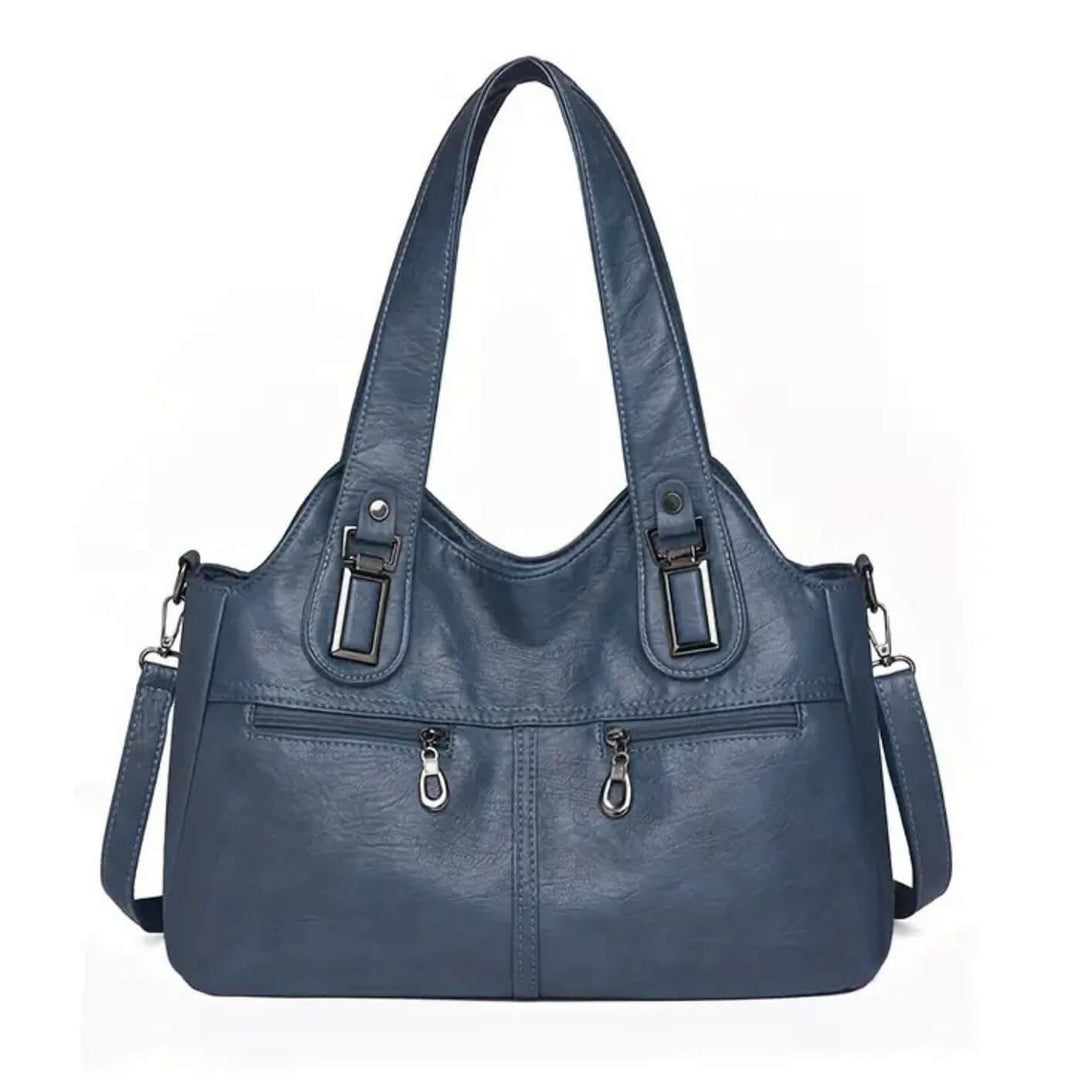 Borsa a Spalla Dual-Zip di Flavia