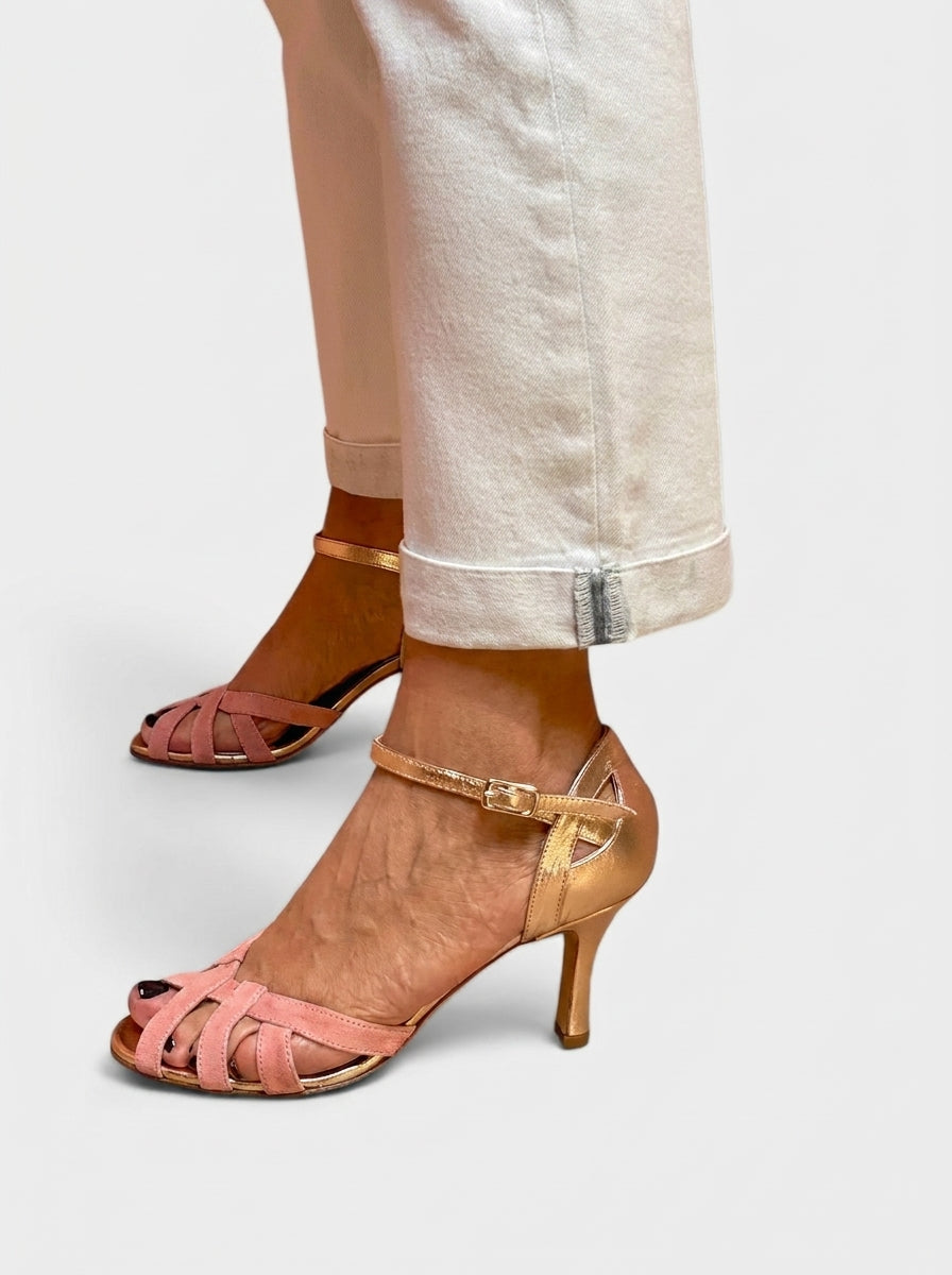 Nina scarpe con tacco comode con soletta morbida