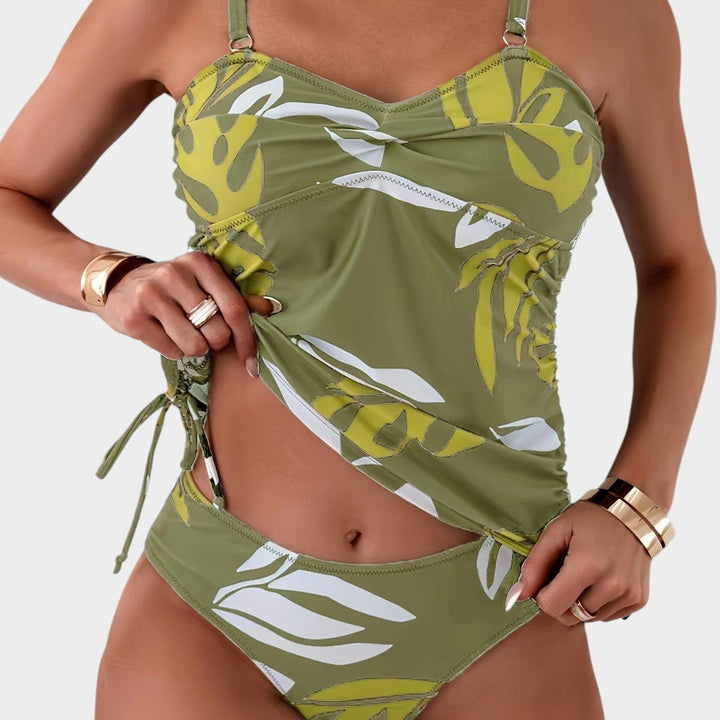 Carmen™ | Bikini con stampa tropicale di foglie