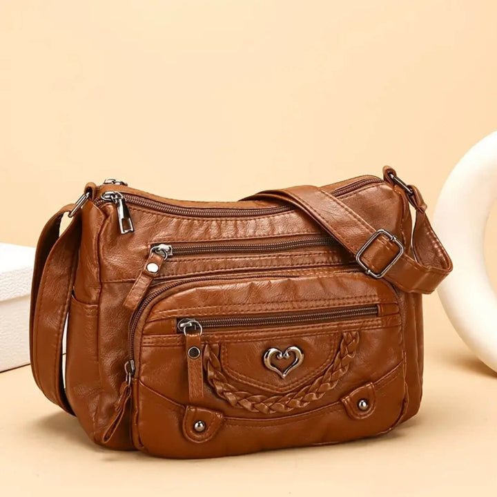 Borsa a tracolla intrecciata di Greta