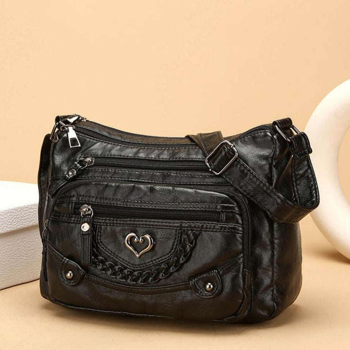 Borsa a tracolla intrecciata di Greta