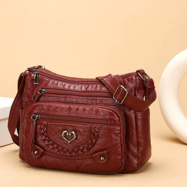 Borsa a tracolla intrecciata di Greta