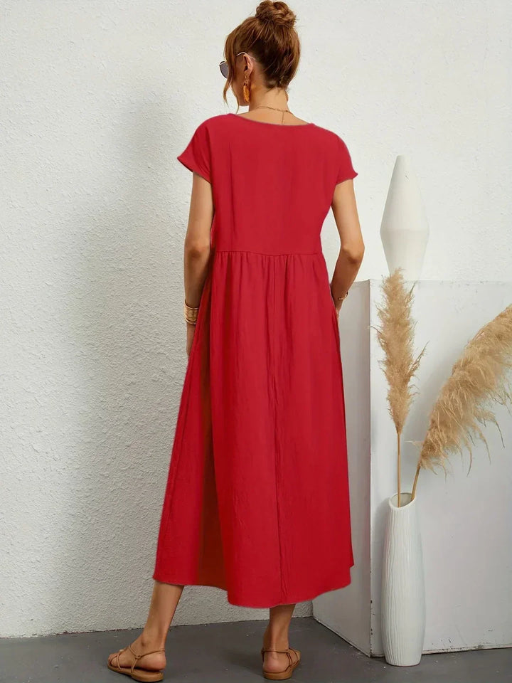 Gabrielle™ — Abito midi fluido eleganza senza tempo