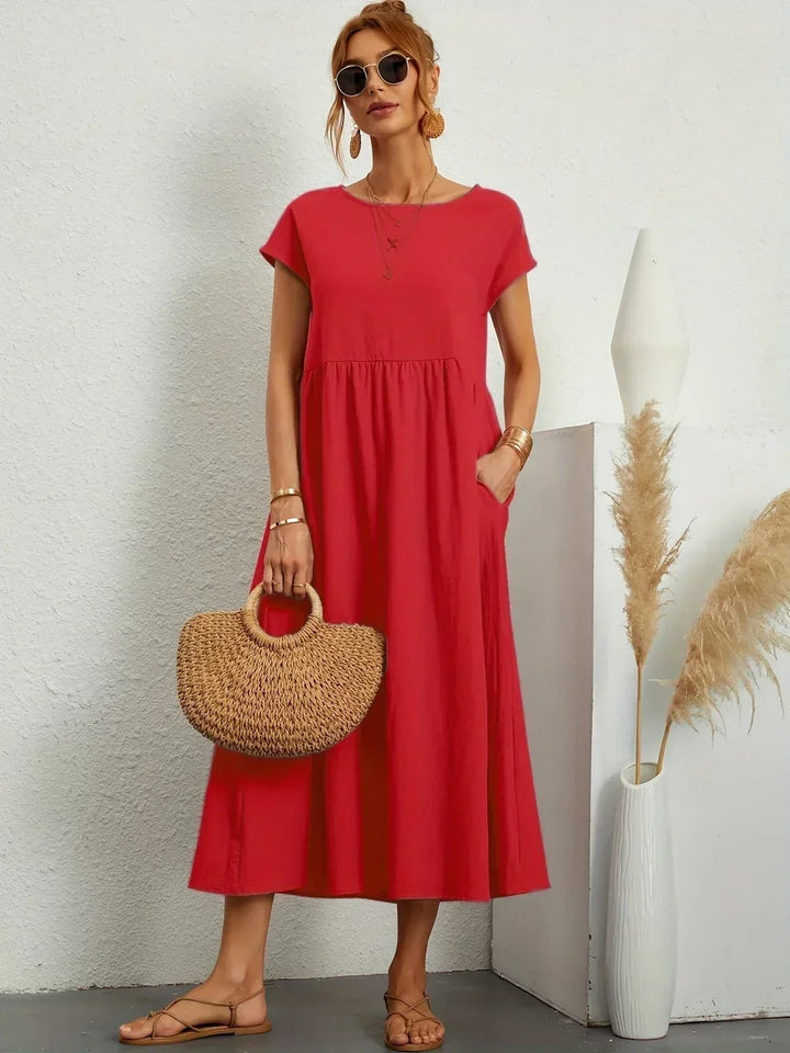 Gabrielle™ — Abito midi fluido eleganza senza tempo