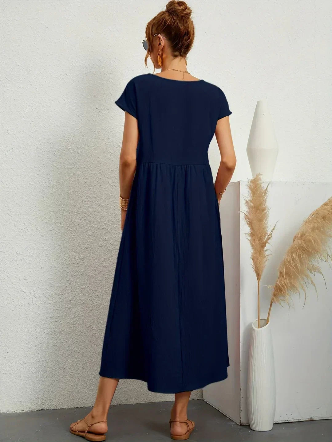 Gabrielle™ — Abito midi fluido eleganza senza tempo