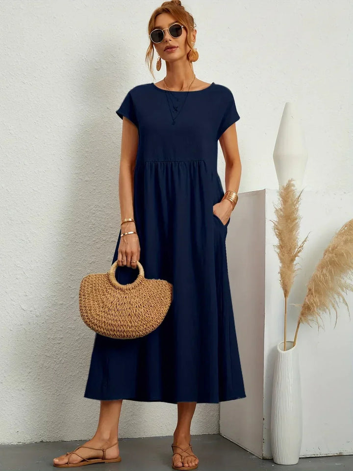 Gabrielle™ — Abito midi fluido eleganza senza tempo