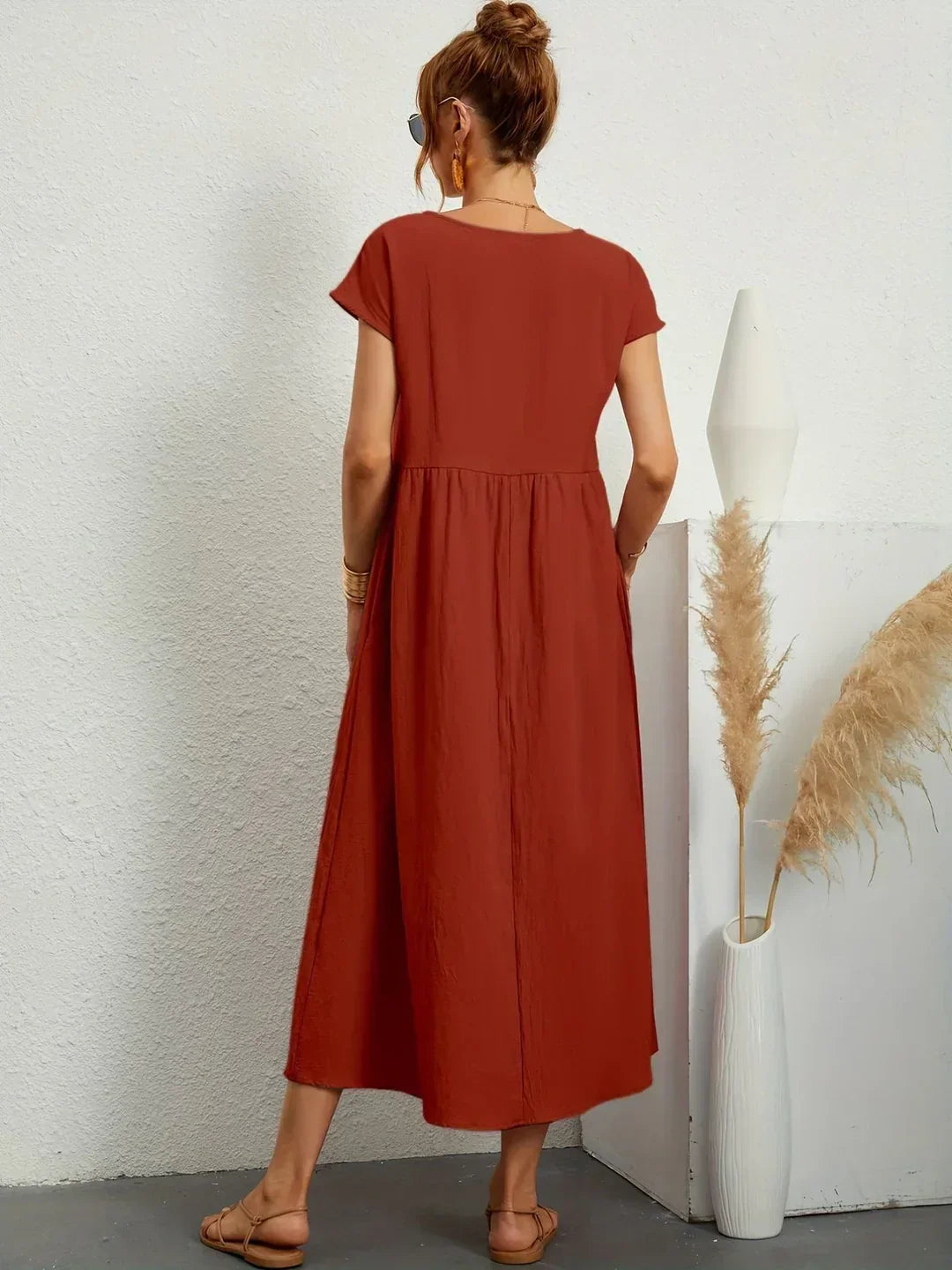 Gabrielle™ — Abito midi fluido eleganza senza tempo