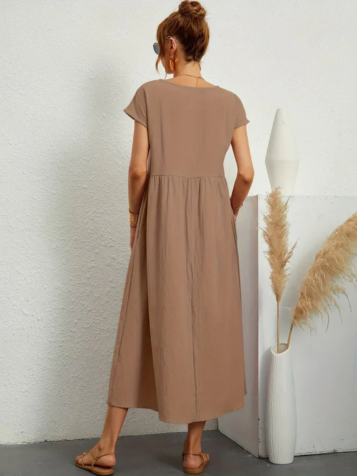 Gabrielle™ — Abito midi fluido eleganza senza tempo