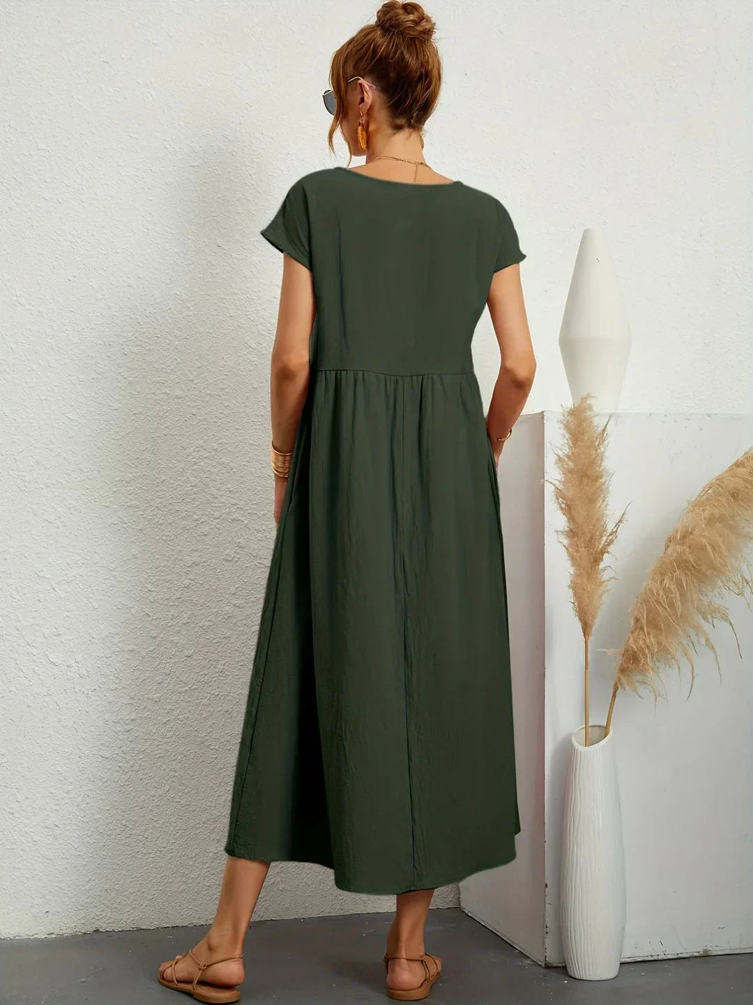 Gabrielle™ — Abito midi fluido eleganza senza tempo