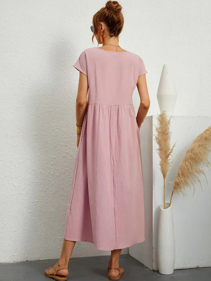Gabrielle™ — Abito midi fluido eleganza senza tempo