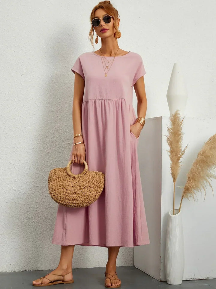 Gabrielle™ — Abito midi fluido eleganza senza tempo