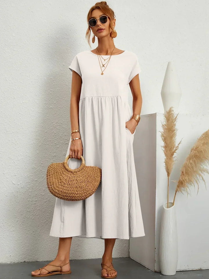 Gabrielle™ — Abito midi fluido eleganza senza tempo