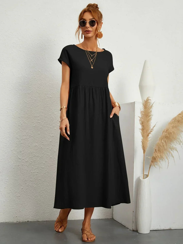 Gabrielle™ — Abito midi fluido eleganza senza tempo