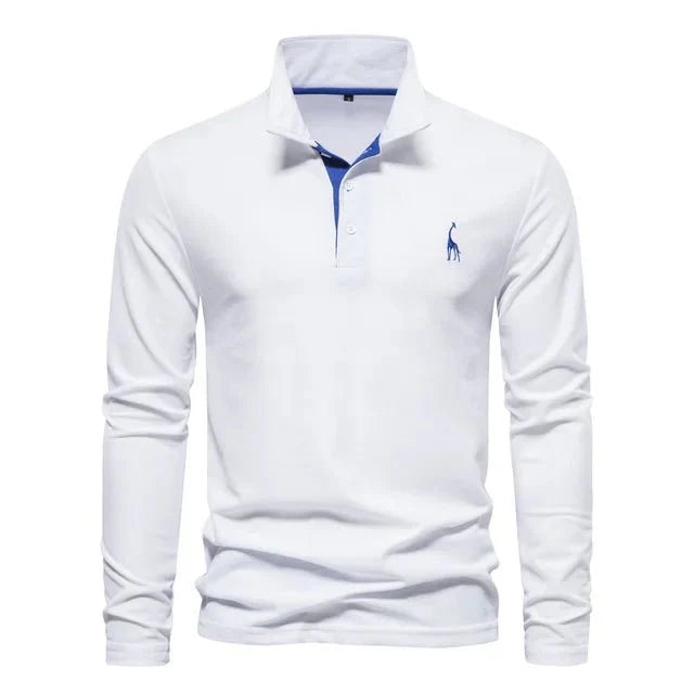 Audren | polo elegante a maniche lunghe