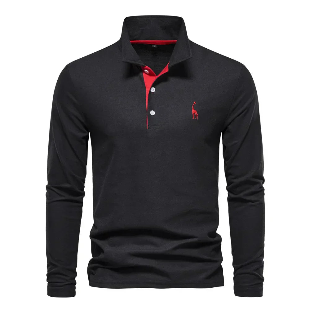 Audren | polo elegante a maniche lunghe