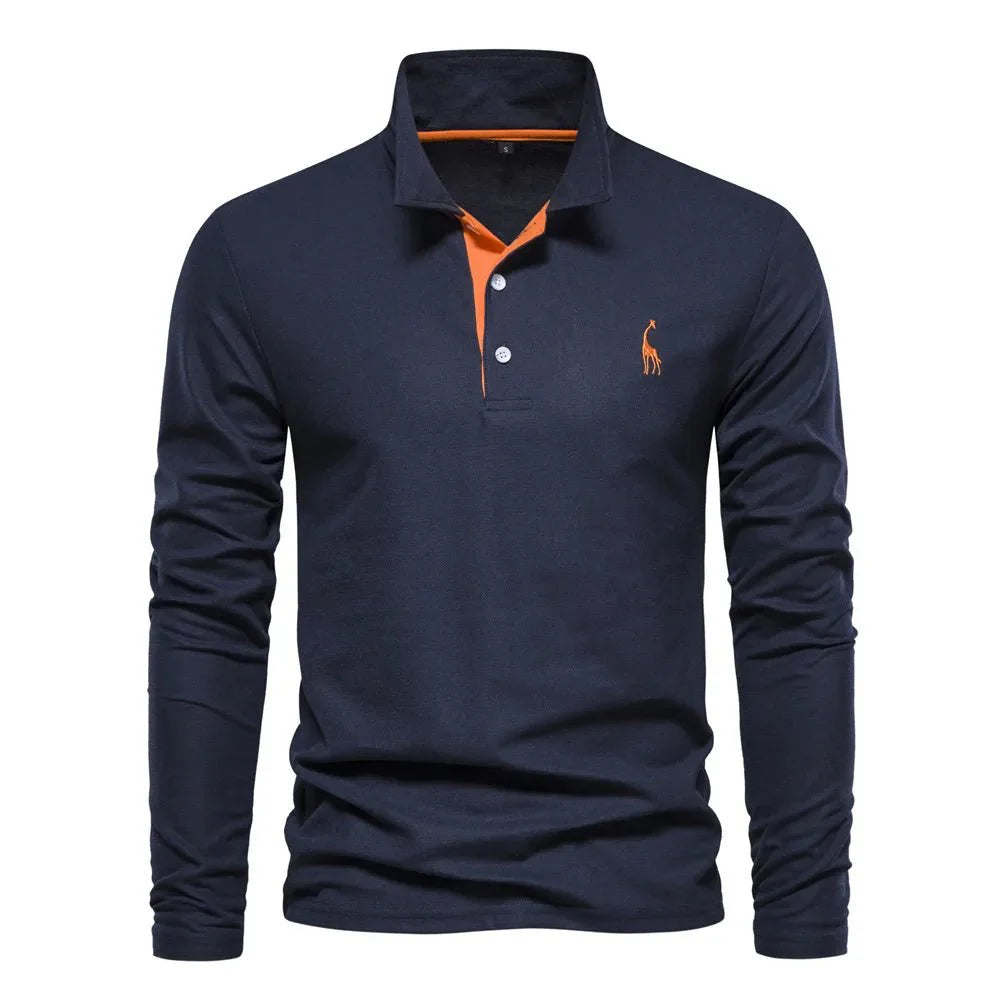 Audren | polo elegante a maniche lunghe