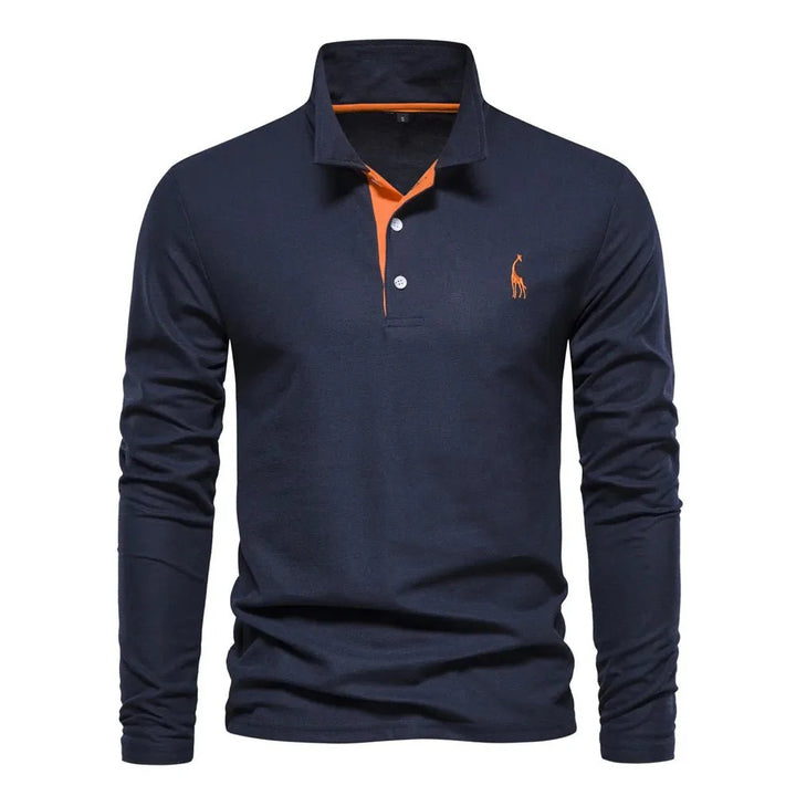 Audren | polo elegante a maniche lunghe