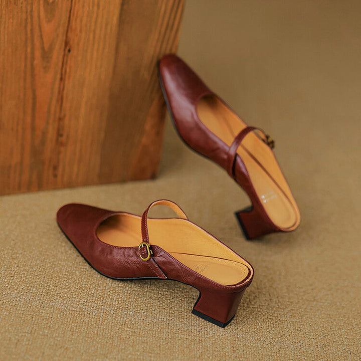 Vian | Mules in Pelle Genuina