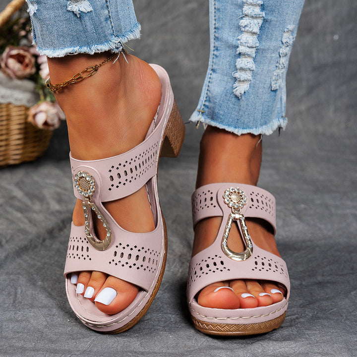 Linda | Sandali Comfort Ortopedici con Tacco Alto