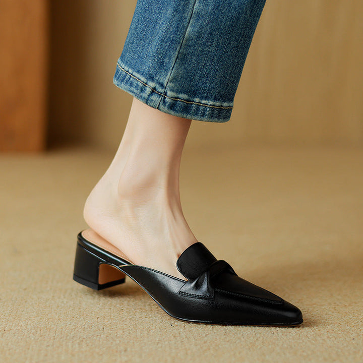 Erlen | Mules in Pelle Genuina