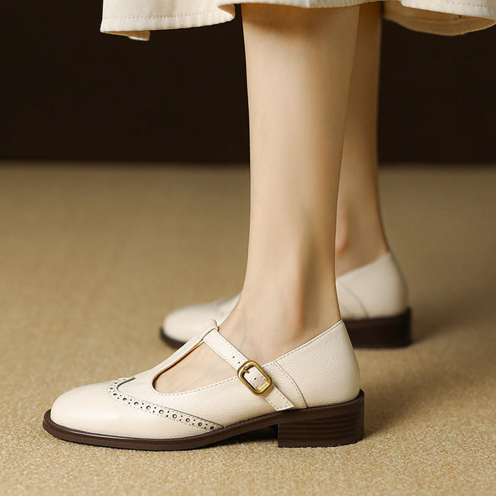 Scarpe Mary Jane Vintage T-Bar Comfort