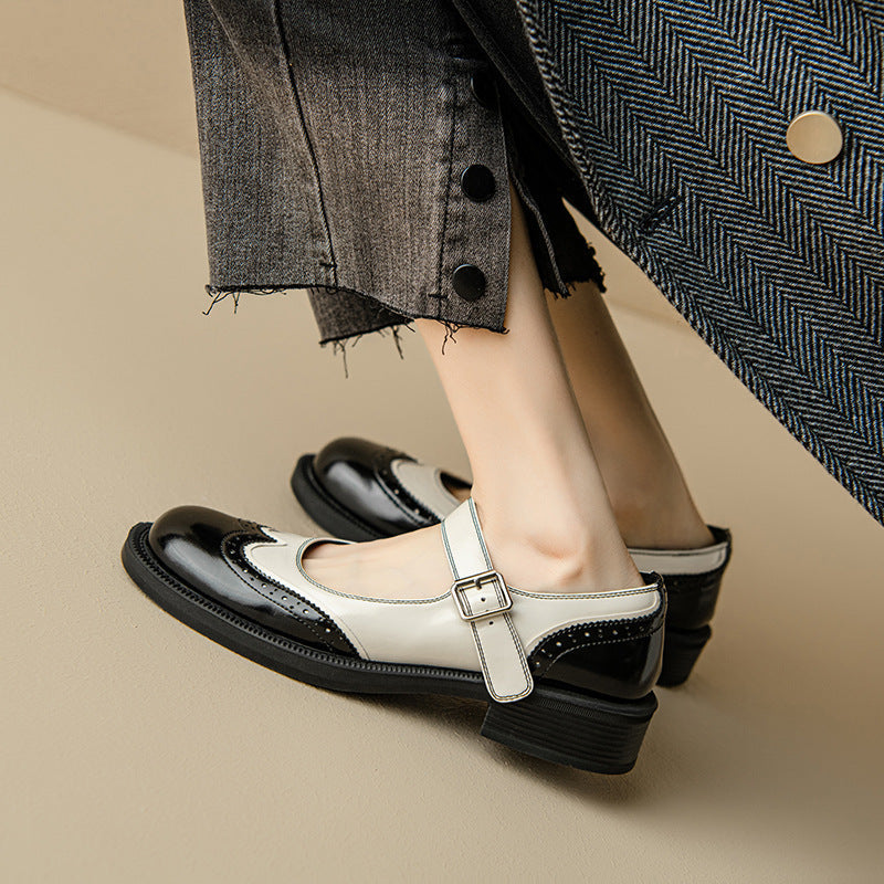 Scarpe Mary Jane Vintage T-Bar Comfort