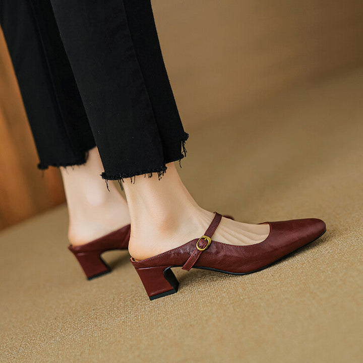 Vian | Mules in Pelle Genuina