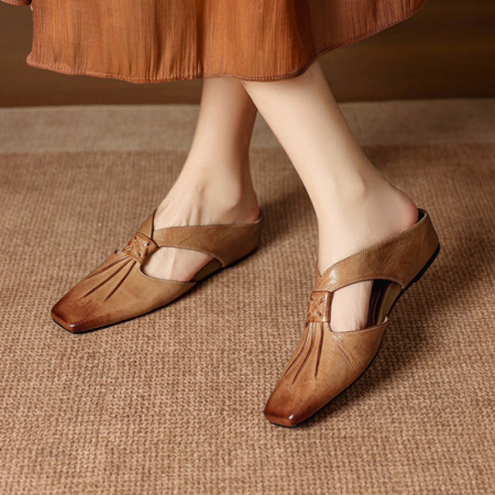 Olene | Mules Punta Quadrata