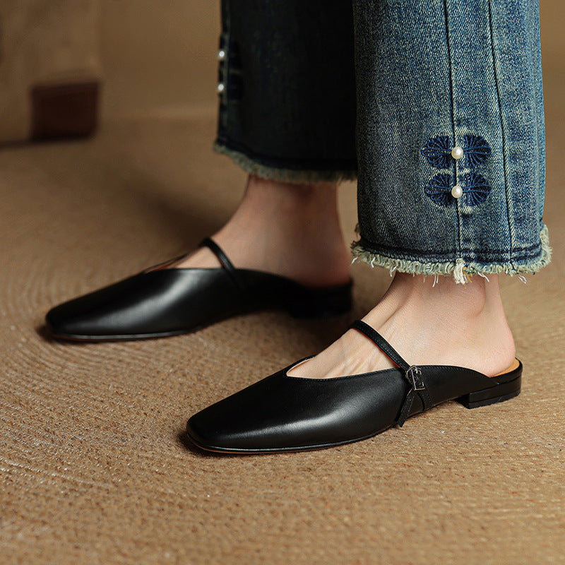 Miral | Mules in Pelle Genuina