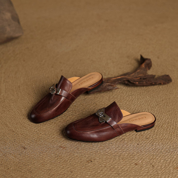 Carla | Mules in Pelle Genuina