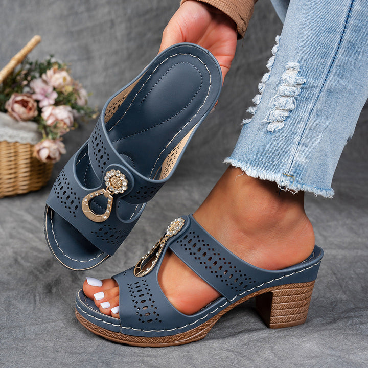 Linda | Sandali Comfort Ortopedici con Tacco Alto