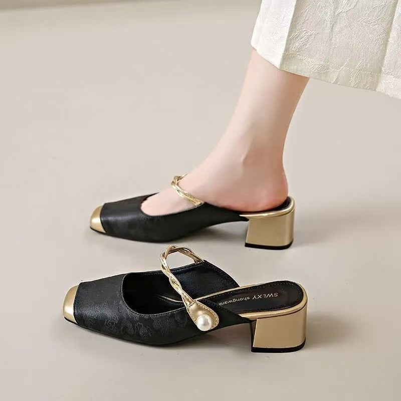 Melina | Mules in Pelle Genuina