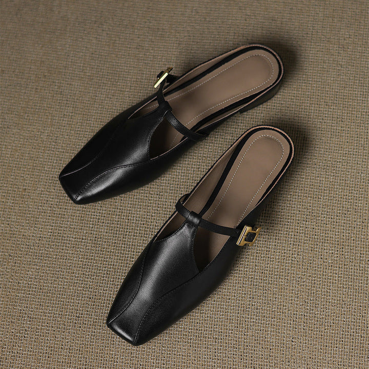 Keva | Mules in Pelle Genuina