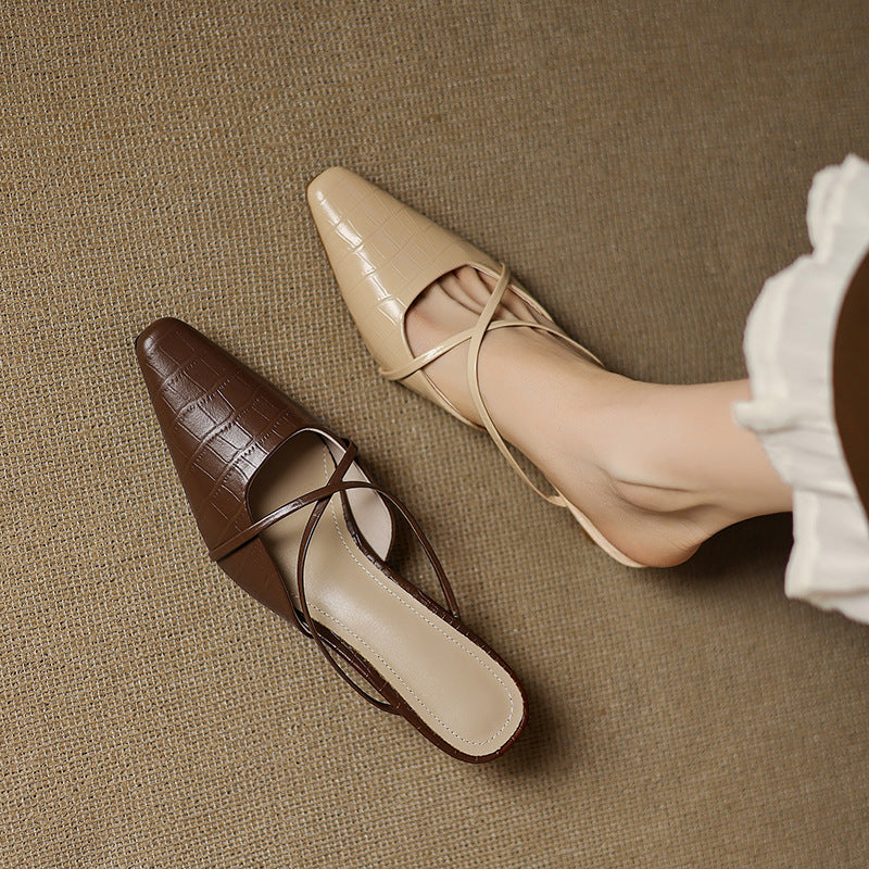 Mire | Mules in Pelle Genuina