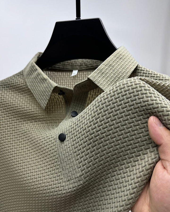 Davanté | T-shirt elegante e testurizzata per uomo