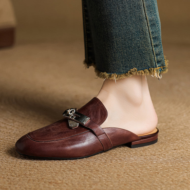 Carla | Mules in Pelle Genuina