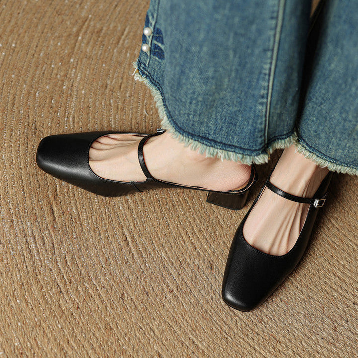 Mules in pelle genuina Esmer