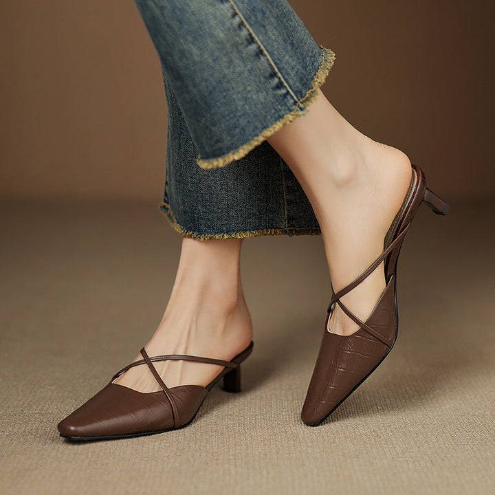 Mire | Mules in Pelle Genuina