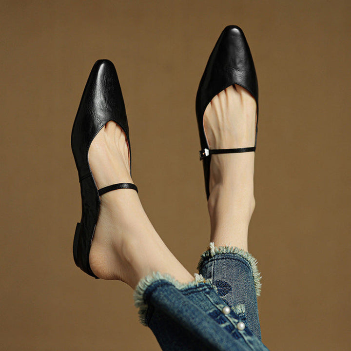 Mule in Pelle Vintage