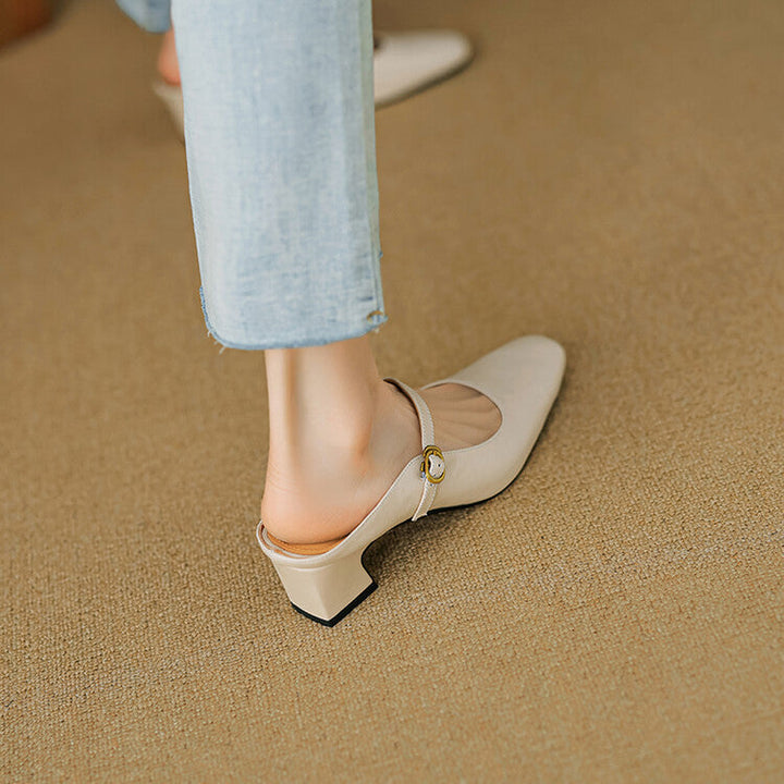 Vian | Mules in Pelle Genuina