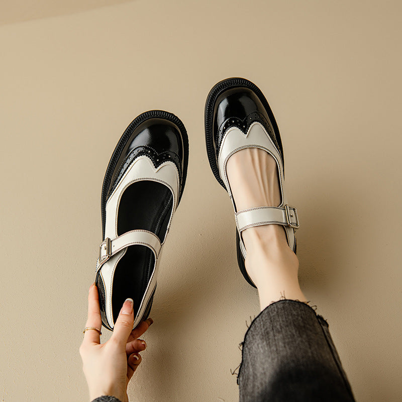Scarpe Mary Jane Vintage T-Bar Comfort