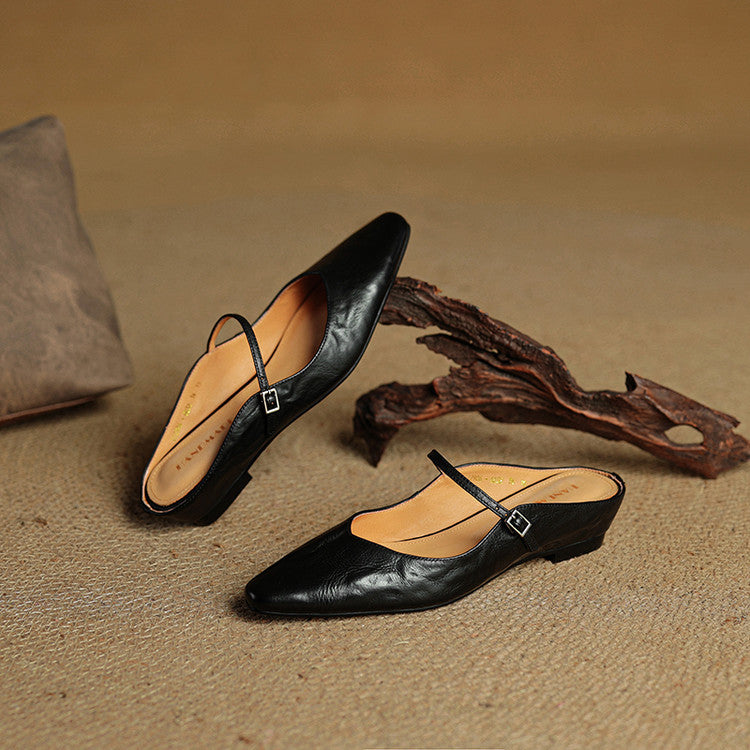 Mule in Pelle Vintage
