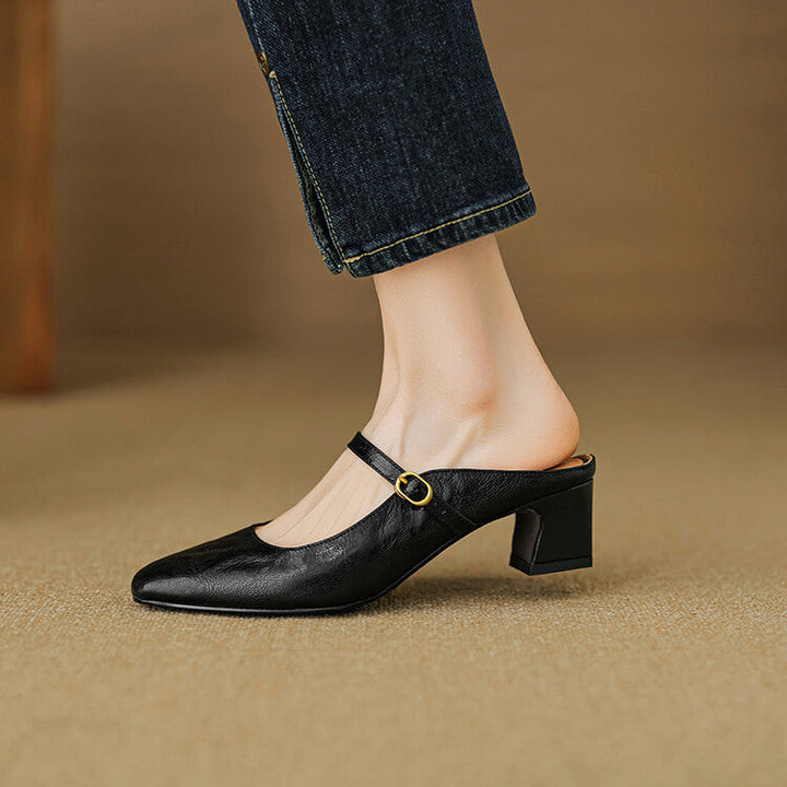 Vian | Mules in Pelle Genuina